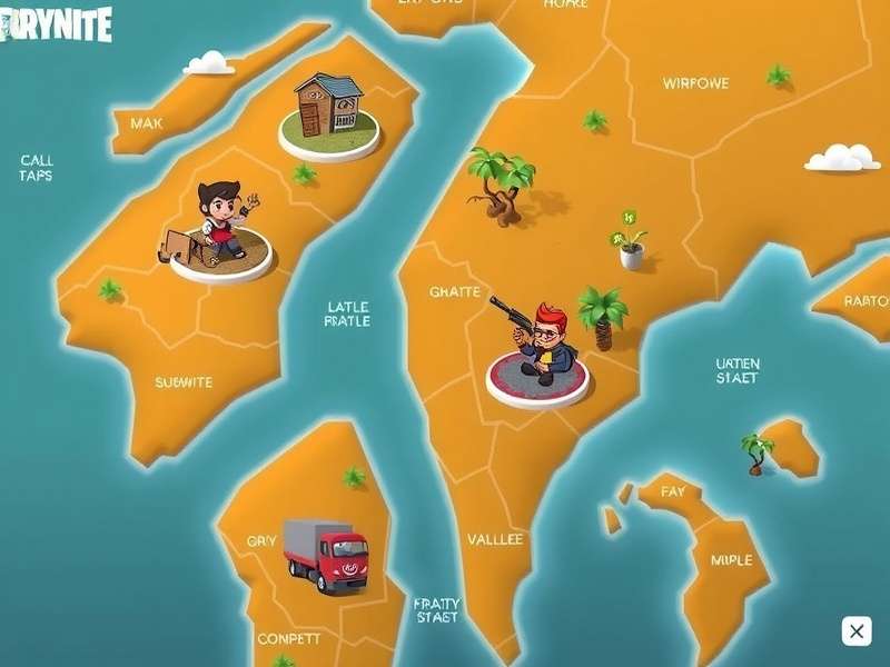 Ginger Battle Royale Map Showcasing Indian Locations